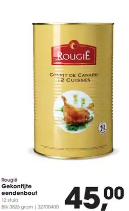 Hanos Rougié Gekonfijte eendenbout aanbieding