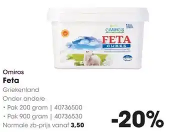 Hanos Omiros Feta aanbieding