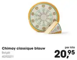 Hanos Chimay classique blauw aanbieding