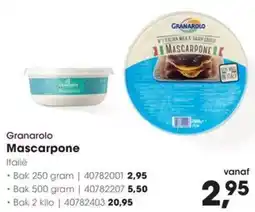 Hanos Granarolo Mascarpone aanbieding