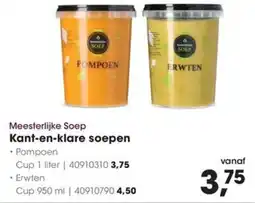 Hanos Meesterlijke Soep Kant-en-klare soepen aanbieding