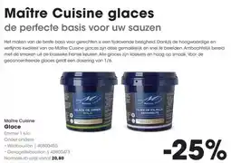 Hanos Maître Cuisine Glace aanbieding