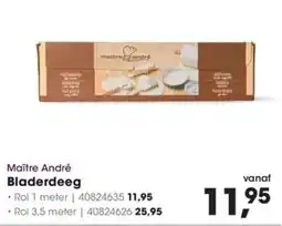 Hanos Maître André Bladerdeeg aanbieding