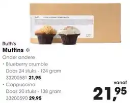 Hanos Ruth's Muffins aanbieding