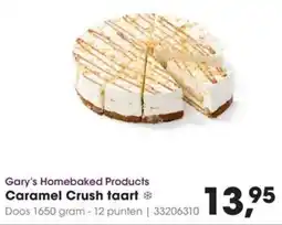 Hanos Gary's Homebaked Products Caramel Crush taart aanbieding