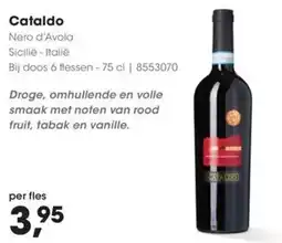Hanos Cataldo Nero d'Avola aanbieding