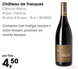 Hanos Château de Tresques Côtes du Rhône aanbieding
