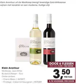Hanos Klein Avontuur Westkaap aanbieding