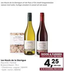 Hanos Les Hauts de la Garrigue Pays d'Oc aanbieding