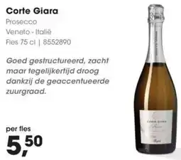 Hanos Corte Giara Prosecco aanbieding