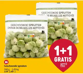 Delhaize Geschoonde spruiten aanbieding