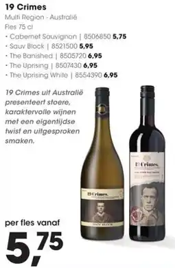 Hanos 19 Crimes Multi Region aanbieding