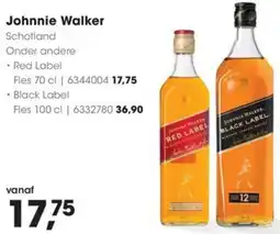 Hanos Johnnie Walker Red Label aanbieding