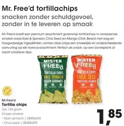 Hanos Mr.Free'd Tortilla chips aanbieding