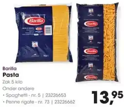 Hanos Barilla Pasta aanbieding