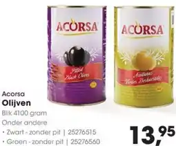 Hanos Acorsa Olijven aanbieding