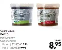 Hanos Costa Ligure Pesto aanbieding
