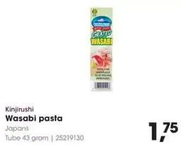 Hanos Kinjirushi Wasabi pasta aanbieding