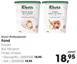 Hanos Knorr Professional Fond aanbieding