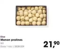 Hanos Elise Manon pralines aanbieding