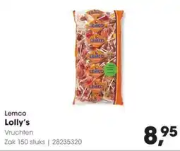 Hanos Lemco Lolly's Vruchten aanbieding