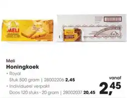 Hanos Meli Honingkoek aanbieding