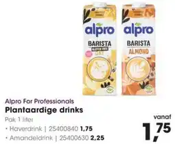 Hanos Alpro For Professionals Plantaardige drinks aanbieding