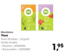 Hanos Mondiano Thee aanbieding