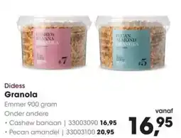 Hanos Didess Granola aanbieding