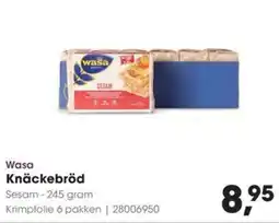Hanos Wasa Knäckebröd aanbieding