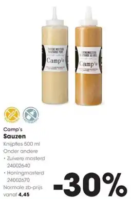 Hanos Camp's Sauzen aanbieding