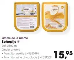 Hanos Crème de la Crème Schepijs aanbieding