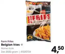 Hanos Farm Frites Belgian fries Home style aanbieding