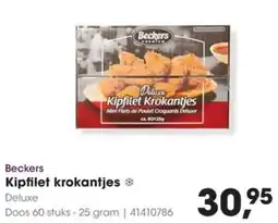 Hanos Beckers Kipfilet krokantjes Deluxe aanbieding