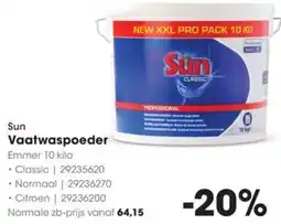 Hanos Sun Vaatwaspoeder aanbieding
