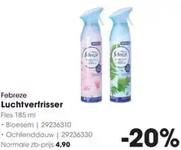 Hanos Febreze Luchtverfrisser aanbieding