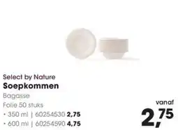 Hanos Select by Nature Soepkommen Bagasse aanbieding