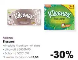 Hanos Kleenex Tissues aanbieding