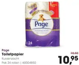 Hanos Page Toiletpapier Kussenzacht aanbieding