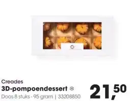 Hanos Creades 3D-pompoendessert aanbieding