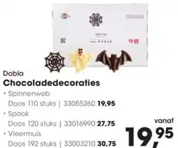 Hanos Dobla Chocoladedecoraties aanbieding