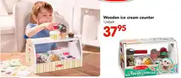 Happyland Wooden ice cream counter aanbieding