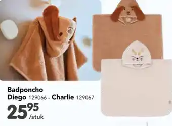 Happyland Badponcho aanbieding