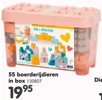 Happyland 55 boerderijdieren in box aanbieding