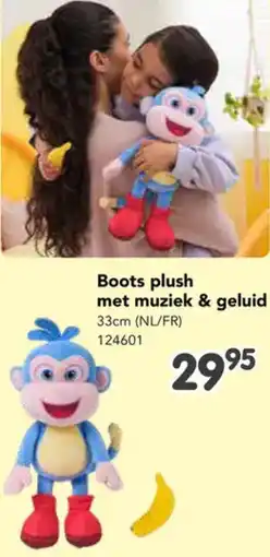 Happyland Boots plush met muziek & geluid aanbieding