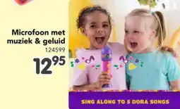 Happyland Microfoon met muziek & geluid aanbieding