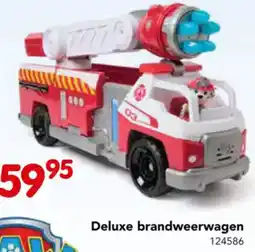 Happyland Deluxe brandweerwagen aanbieding