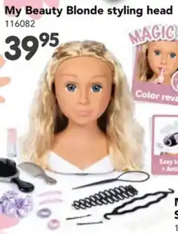 Happyland My Beauty Blonde styling head aanbieding