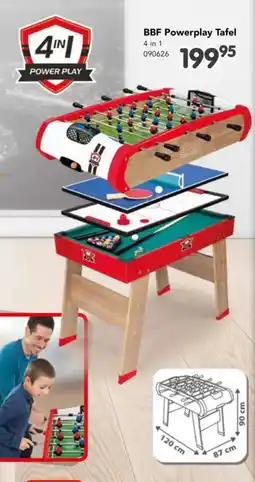 Happyland BBF Powerplay Tafel 4 in 1 aanbieding