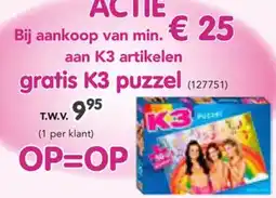 Happyland K3 puzzel 127751 aanbieding
